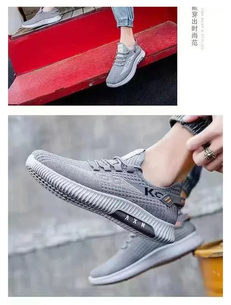 2024 Summer New Men's Shoes Casual Shoes Men's Breathable Mesh Sports Shoes Versatile and Comfortable