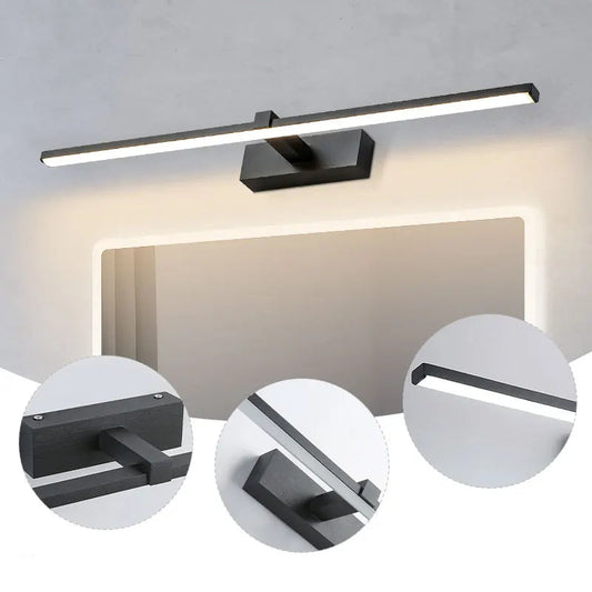 Nordic LED Wall Lamps for Bathroom and Stairs Aluminum Sconce Lighting Fixtures for Makeup and Home Decor