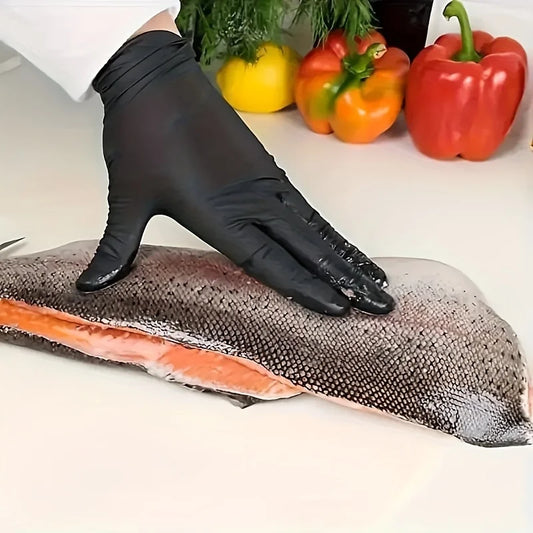 100PCS, Disposable Durable Cleaning Gloves, Suitable For Kitchen Cleaning, Tattooing, Hair Dyeing, Pet Beauty Salons, Etc