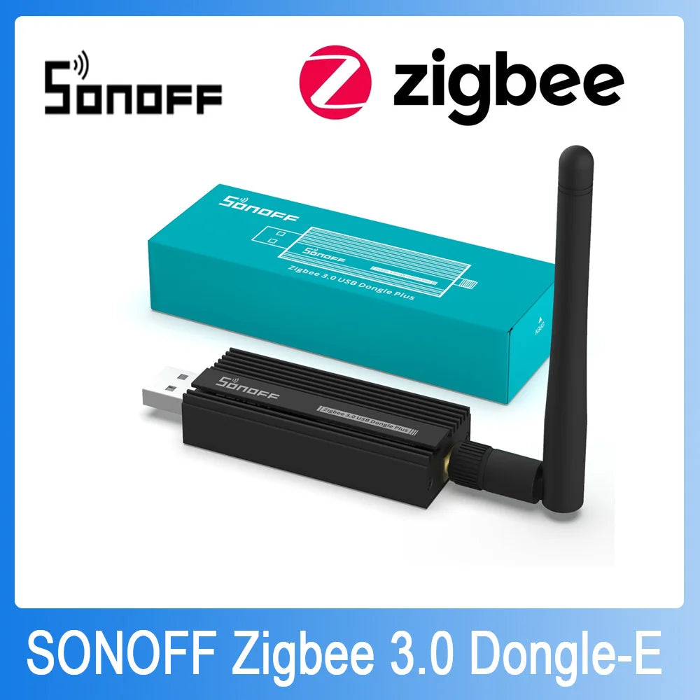 Dongle USB SONOFF Zigbee Dongle-E 3.0 Puerta de enlace universal ZigBee a través de ZHA o Zigbee2MQTT Compatible con SONOFF ZBMINI S26ZBR2 SNZB