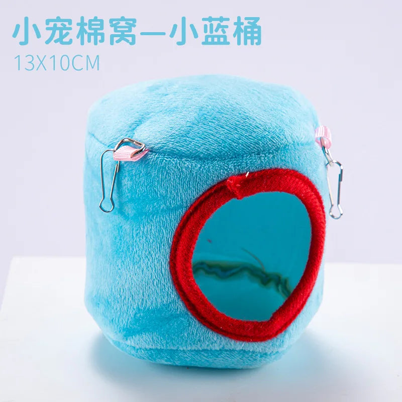 Hamster Beds Hamster Hideout for Guinea Pig Accessories Hamster Cage Rodents Hammock Rabbit Bed House Supplies צעצועים לאוגר