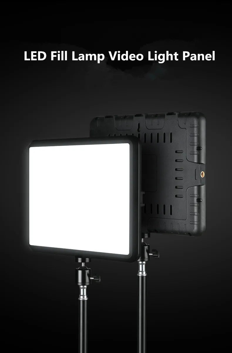 8/12 Inch LED Photography Video Light Panel Kit With Tripod