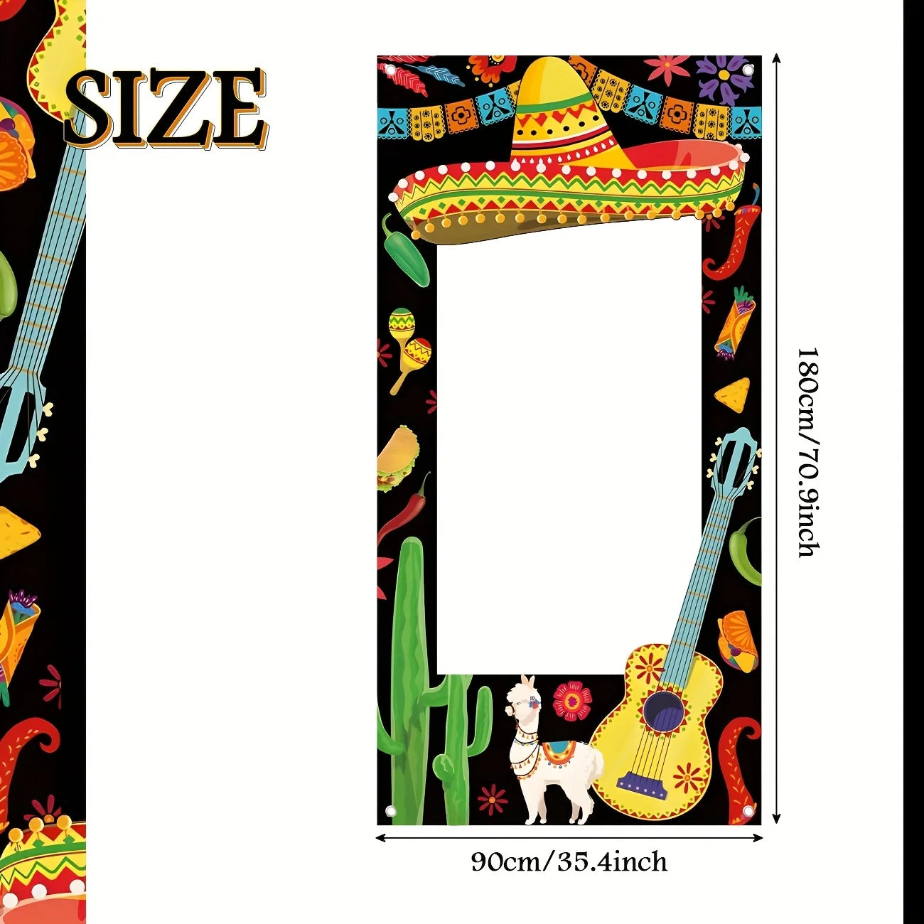 Mexican Theme Fiesta Party Photo Booth