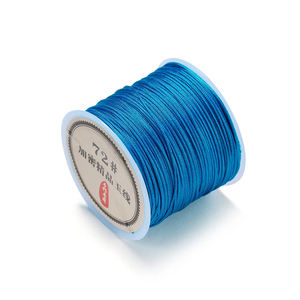 10/50M 0.8mm Nylon Thread Cord for DIY Jewelry Making