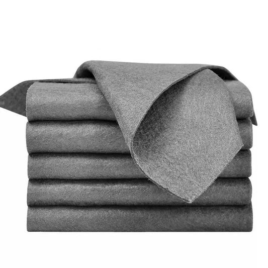 Thickened Microfiber Cleaning Cloths for Streak-Free Car Window and Glass Cleaning Reusable Household Towels