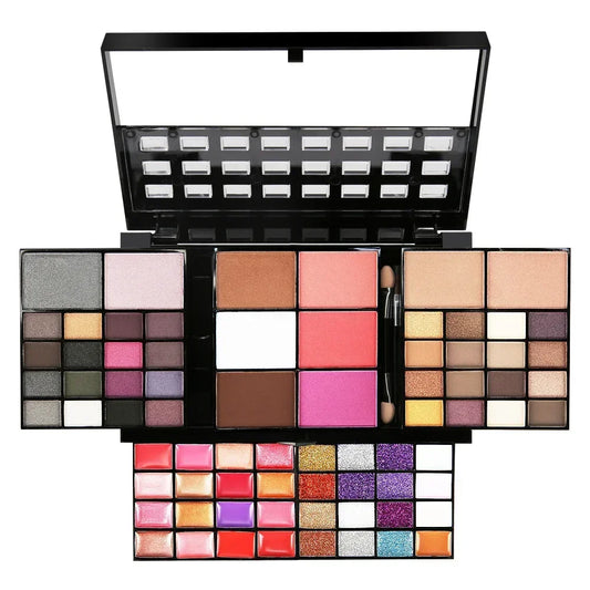 74 Color Professional Makeup Set with Eyeshadow Lip Gloss Matte Concealer and Flash Lipstick in Gift Box for Women