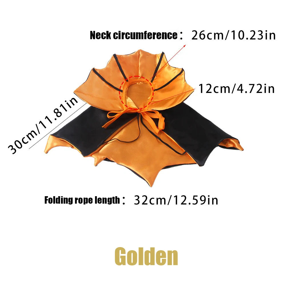 Halloween Vampire Pet Costumes Couture Set with Mask Cape for Cats Dog Halloween Festival Set Dress Up Pet Parties Cloak Clothes