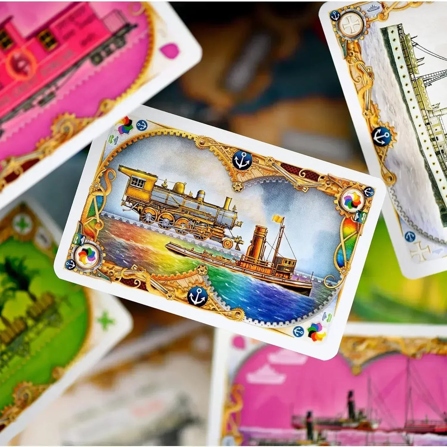 Ticket to Ride Rails and Sails Board Game Family Multiplayer Adventure Strategy Game for Friends and Parties