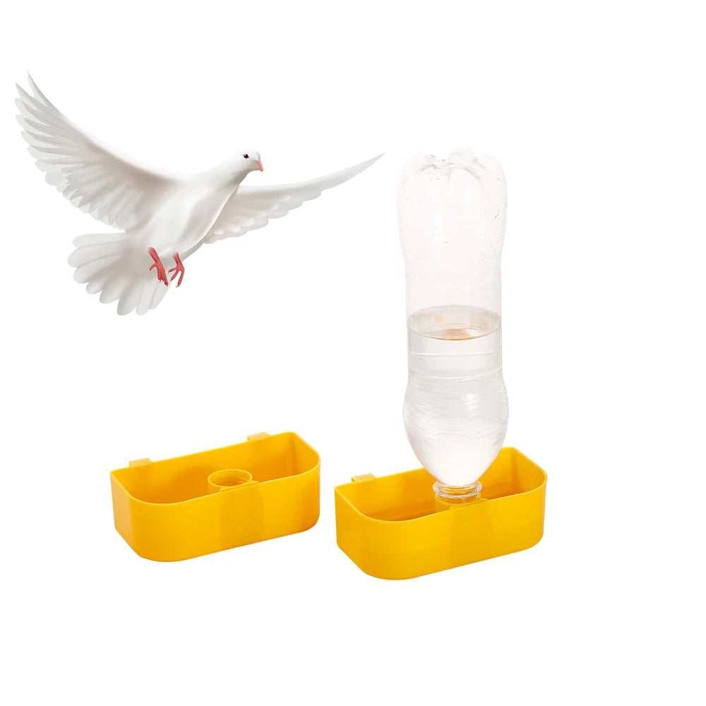 Bird Feeder Water Bottle Drinking Cups Large Capacity Automatic Water Dispenser for Quails Chicken Parrot Pigeons New