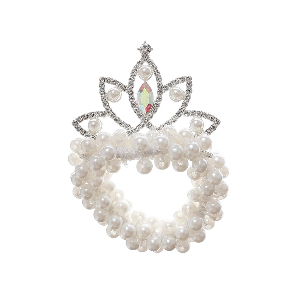 New Fashion Pearl Crown Princess Hair Bands for Girls