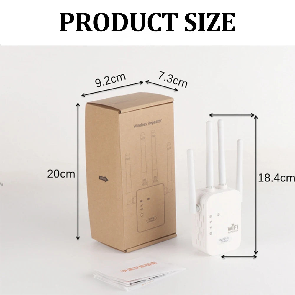 Repetidor WiFi OPTFOCUS 2.4G 2LAN 300Mbps repetidor de señal amplificador wifi repetidor de rango punto de acceso inalámbrico AP