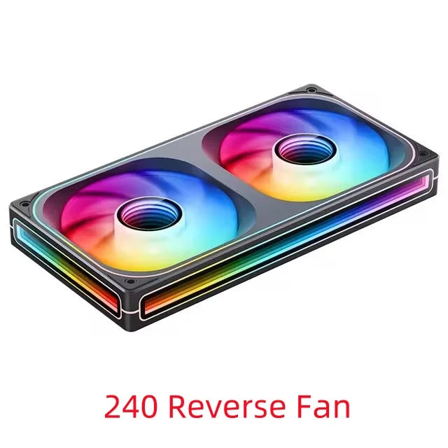 JONSBO ZB-120 ARGB Computer Case Fan 12CM 5V PWM Monolithic Structure Water-Cooled Fan Kit