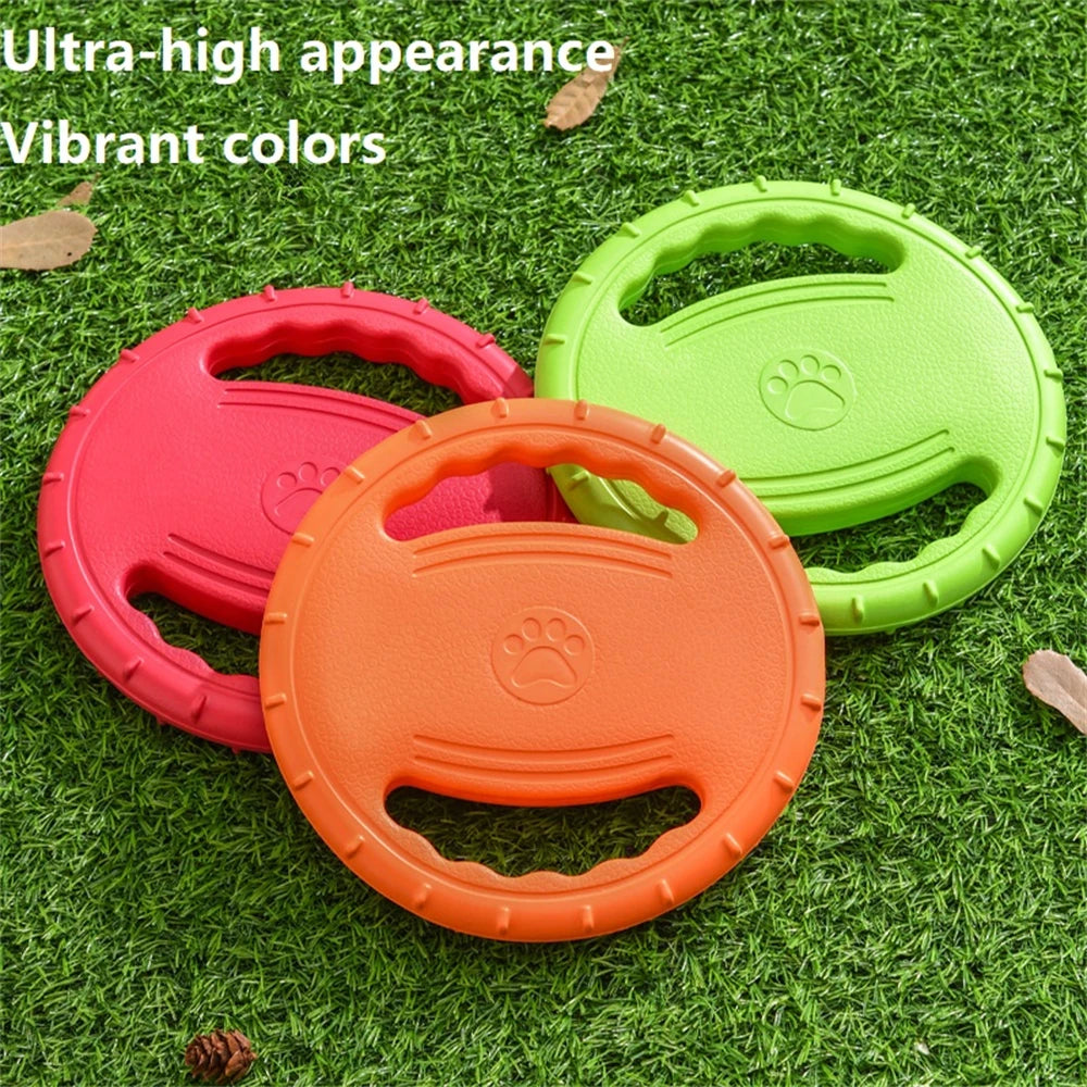 Pet Flying Disc Frisbe Toy Dog Training Pull Ring Bite Resistant Float–  Curacao, image size:1000x1000