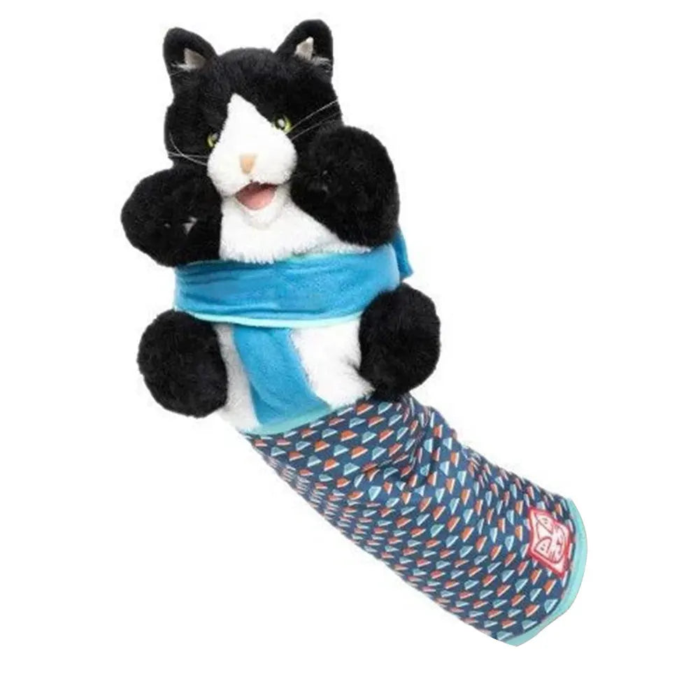 Cats Puppet Wrestler Cute Stuffed Animal Hand Puppet With Sturdy Padding Cat Dog Interactive Plush Toys Pet Soft Wrestling Glove