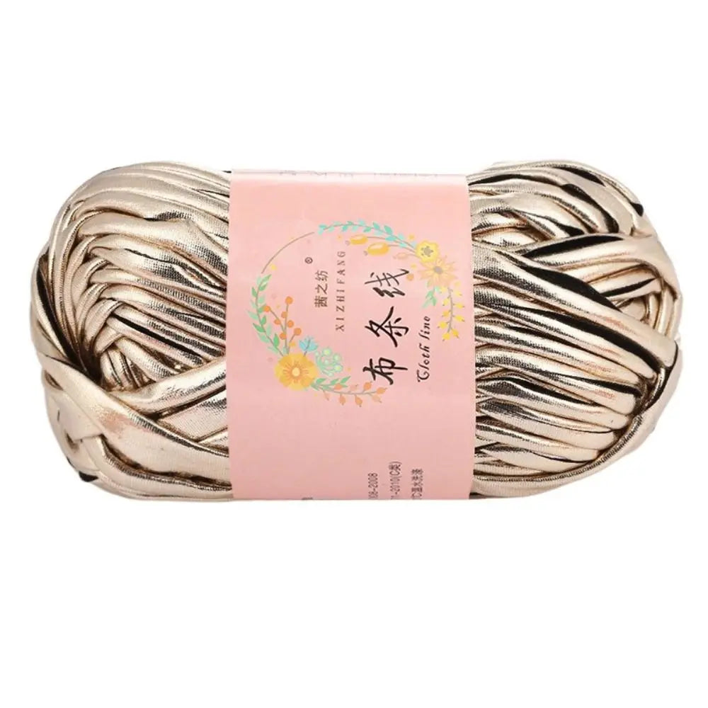 Imitation Leather Crochet Yarn Ball for DIY Hand Knitting