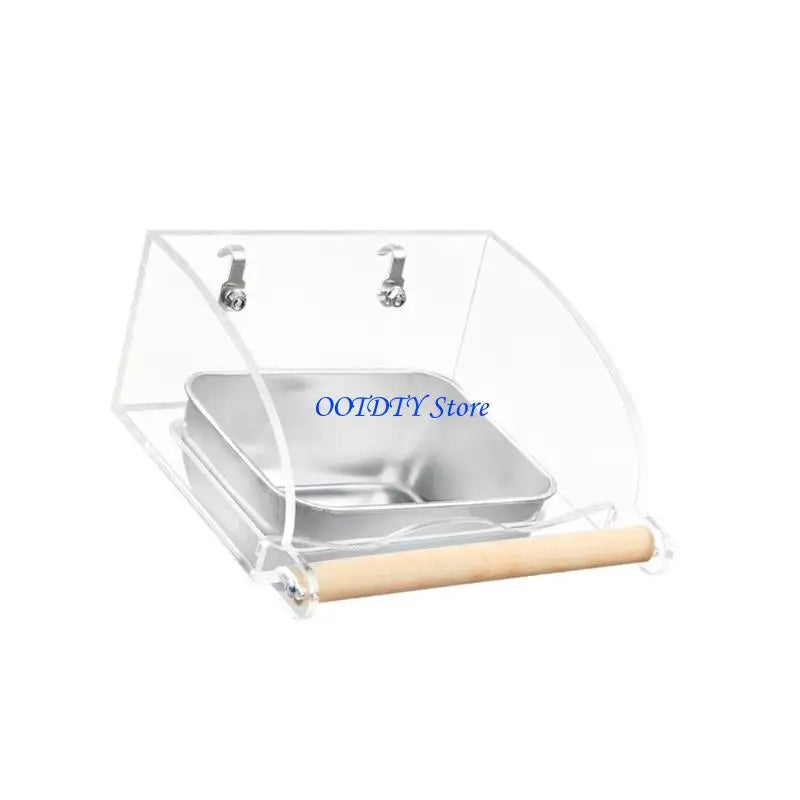 367A Bird Cage Feeder Water Dispenser Parakeet Container Foraging Toy