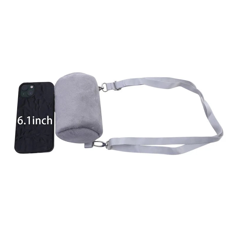 Pet Cage Cross Body Accessories Cylinder Design Soft Practical House Travel Portable Squirrel Visible Mesh Hamster Carrier Bag