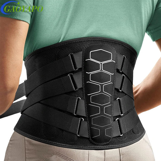 1PC Back Brace for Lower Back Pain, Lumbar Support Belt for Men Women,Bionic Spine Design Back Brace for Sciatica Herniated Disc