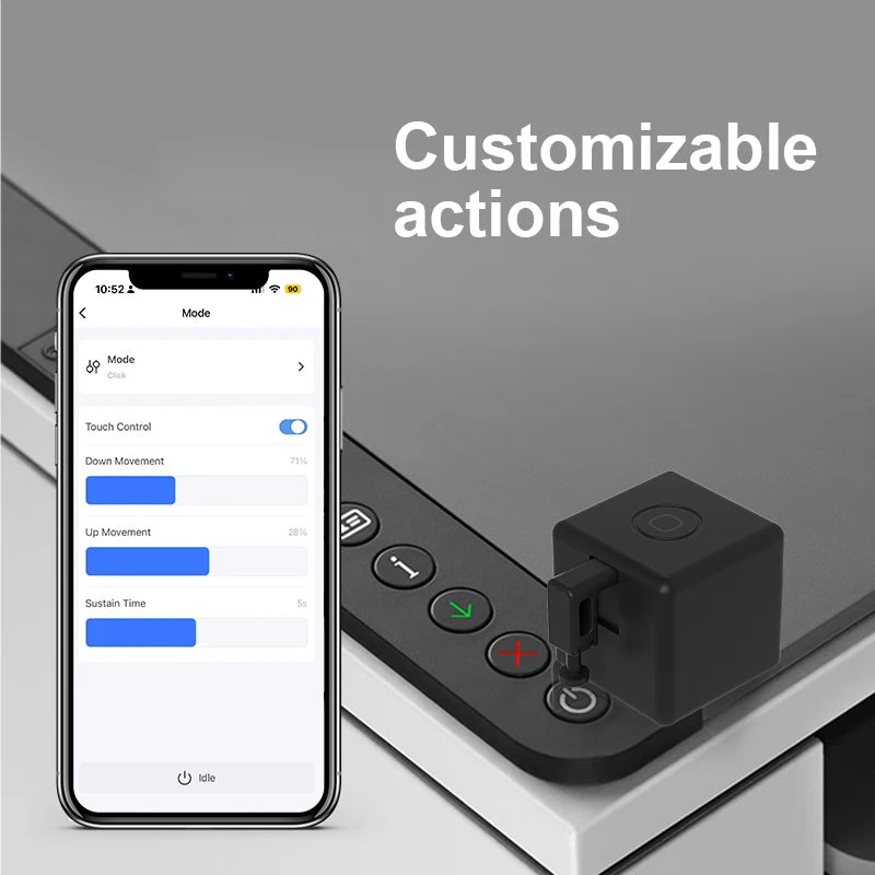 Tuya Zigbee Smart Fingerbot Switch Bot Remoter Garage Curtains Button Robot Pusher Work With Alexa Google Home Voice Assitant