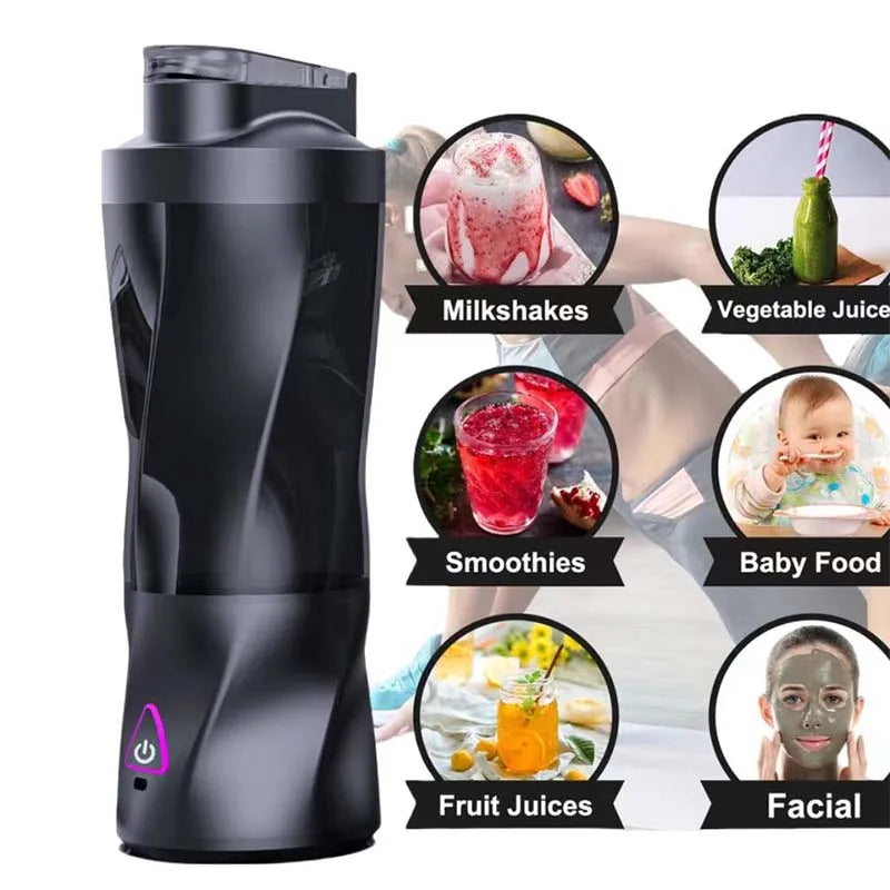 Portable Juicer Blender Cup – IPX7 Waterproof and USB Rechargeable