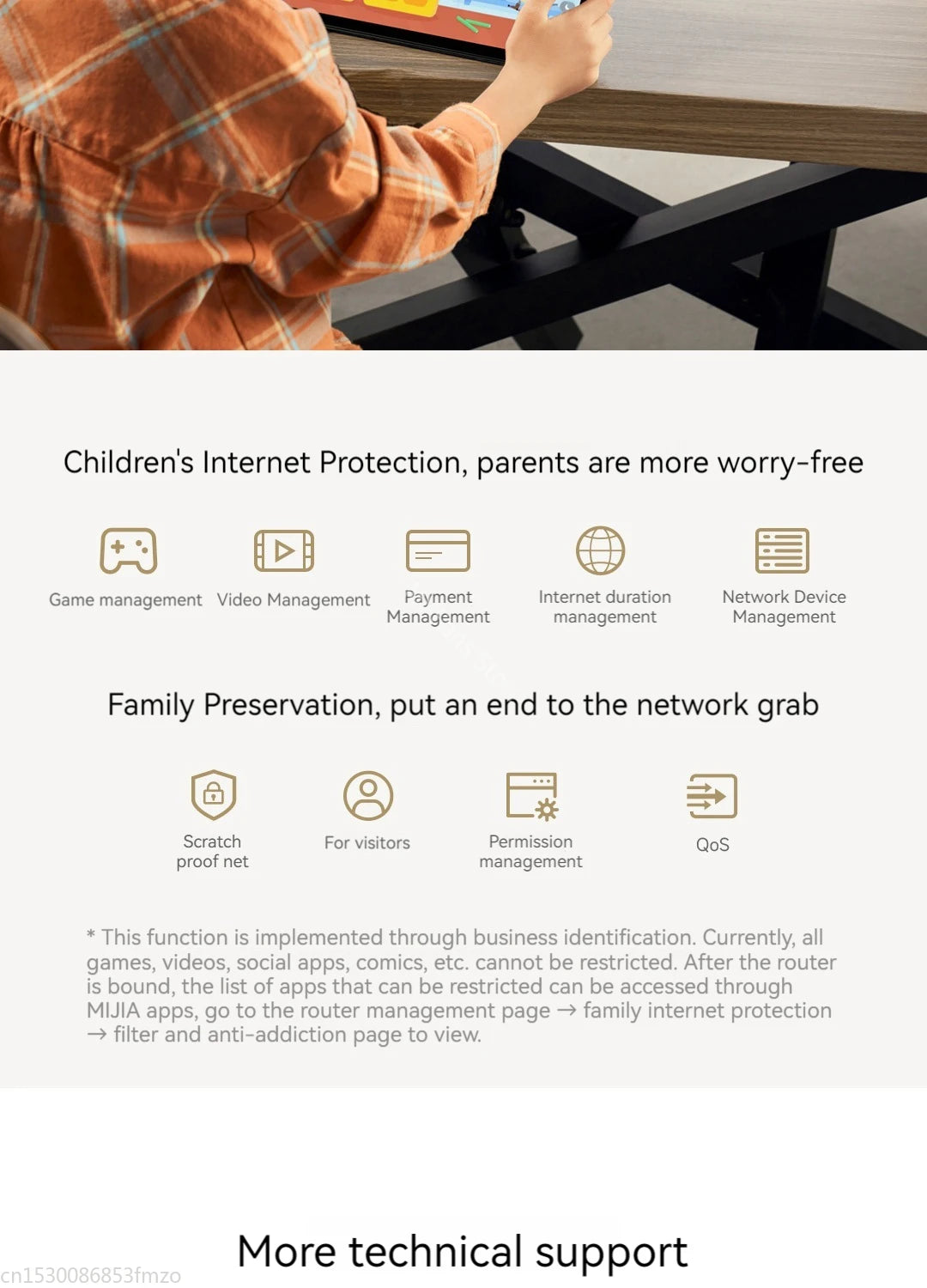 Xiaomi Router AX3000T 2.4G 5G Mesh Technology WiFi 6 Efficient Wall Penetration Children Online Protection WiFi Router Repeater