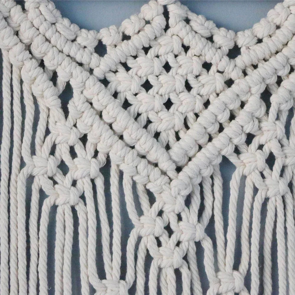 Macrame Wall Hanging Handwoven Bohemian Cotton Rope Tapestry Home Decoration European And American Style
