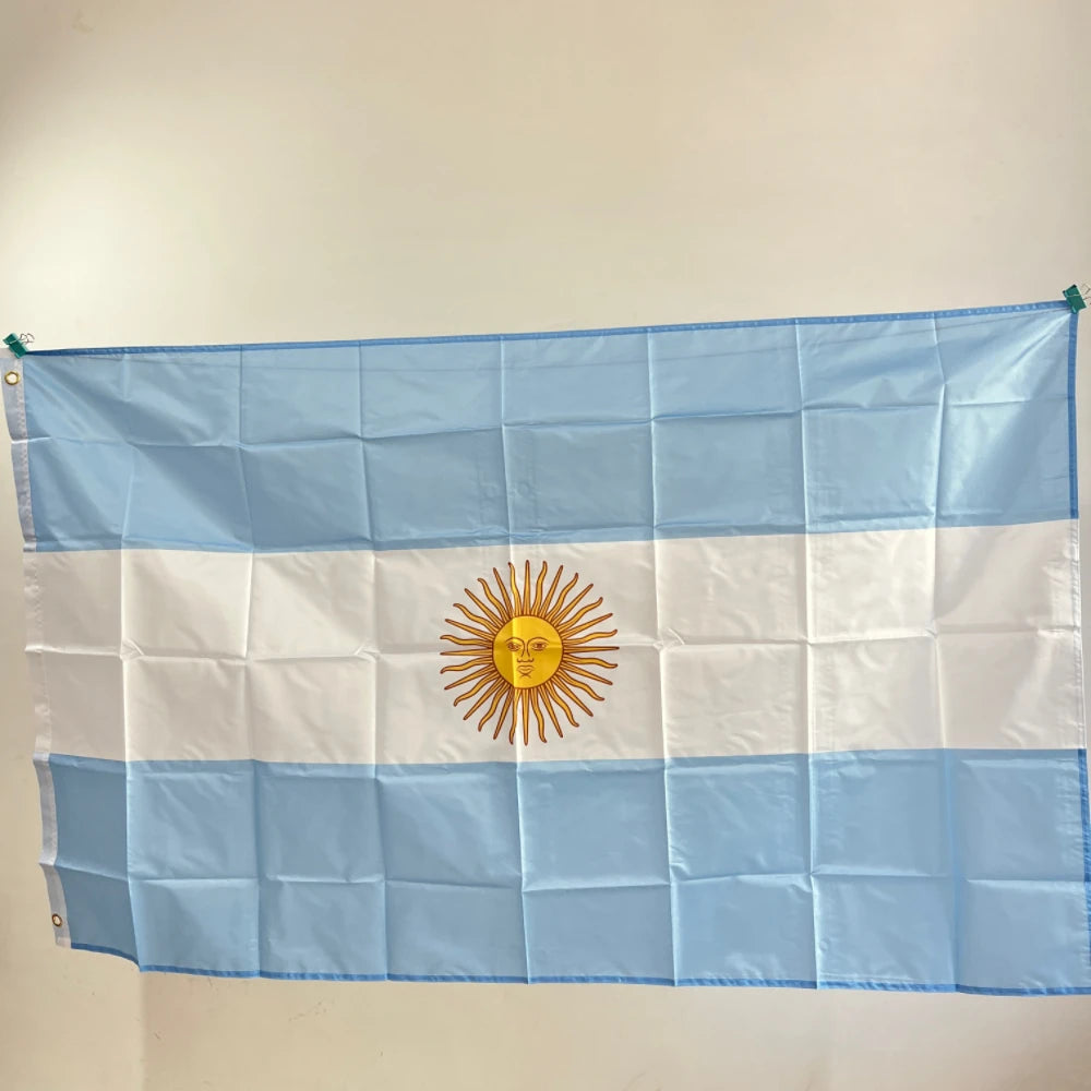Argentina flag 90x150cm Polyester hanging polyester flag Argentina flag Festive sports Football banner Decorated flag