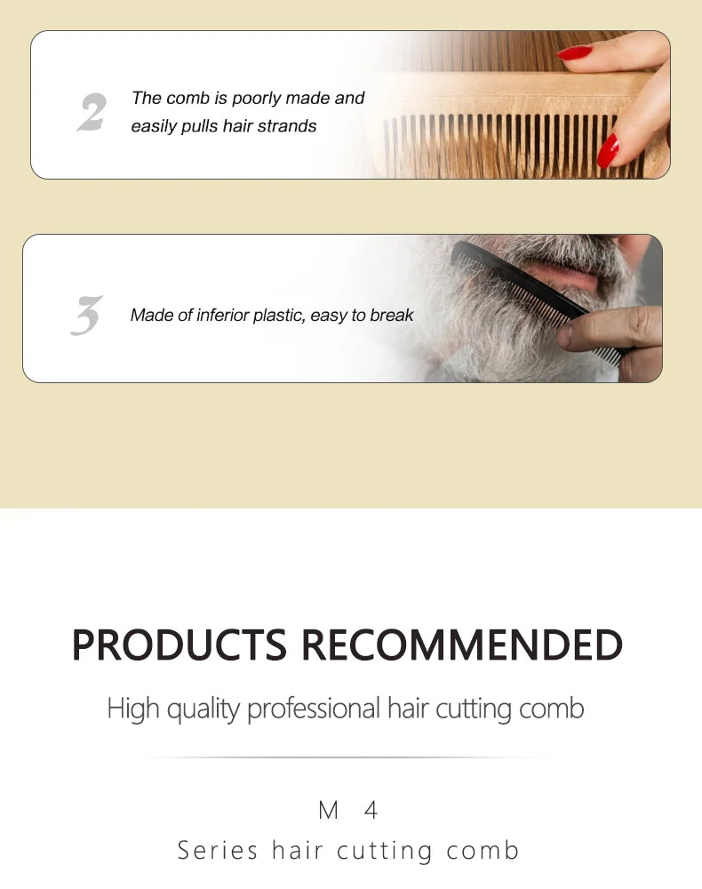 Professional Haircut Comb for Barber Shop and Salon Use