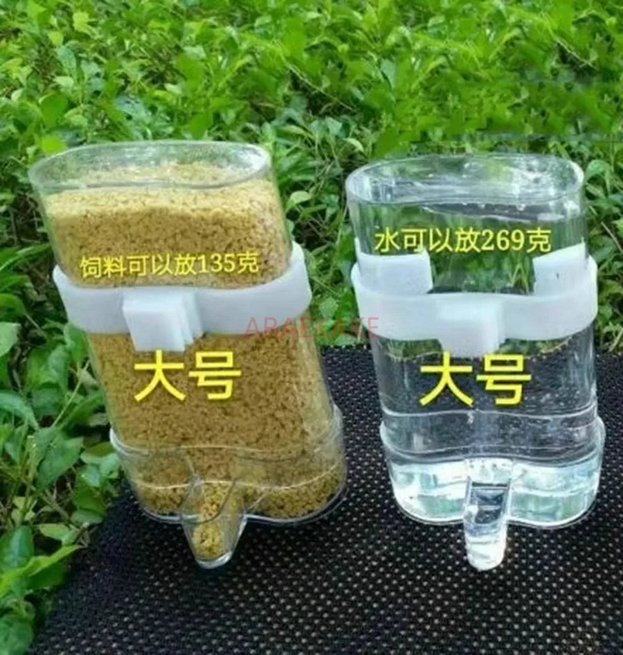 2PCS Automatic water dispenser for birds, bird pot, cup box, can, food can, birdcage