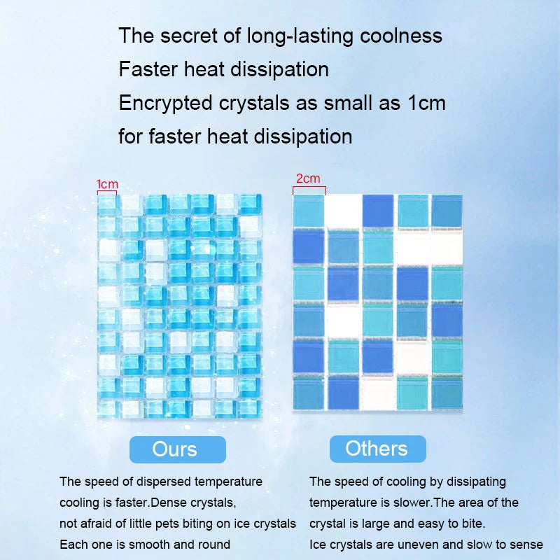 Summer hamster cooling and heat dissipation gold wire heat dissipation ice mat crystal rabbit ice house mat pet cool mat