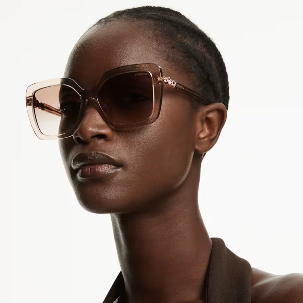 Swarovski SK6049 Women's Square Gradient Sunglasses