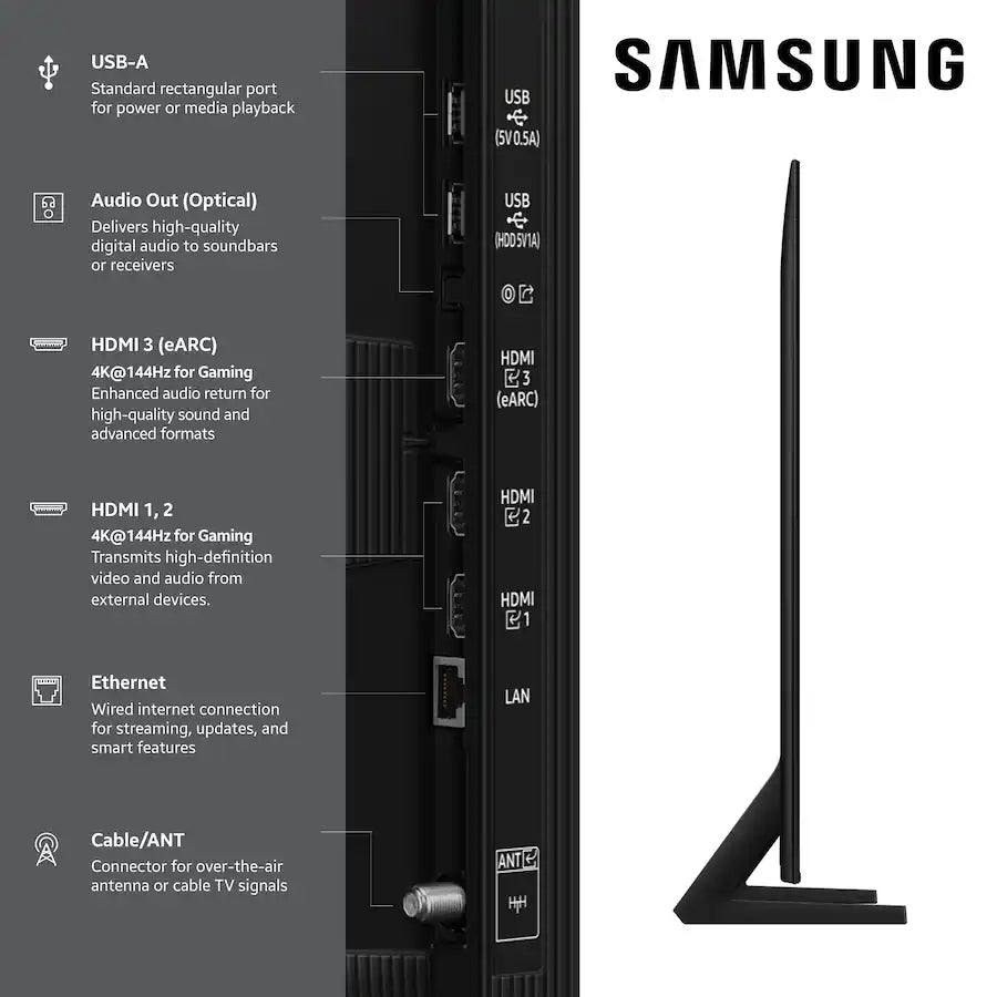 Samsung 65" Class Q8F QLED 4K UHD Smart TV with Tizen and Vision AI