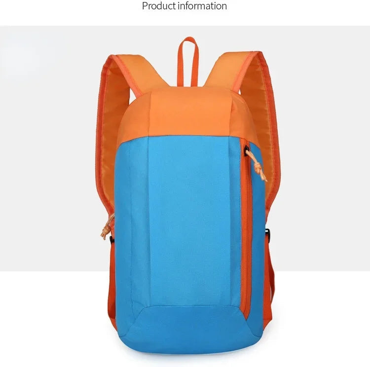 Outdoor Lightweight Small Sports MEN'S Backpack Fabric Backpack Fashionable and Trendy Backpack for Outdoor Camping Lightweight