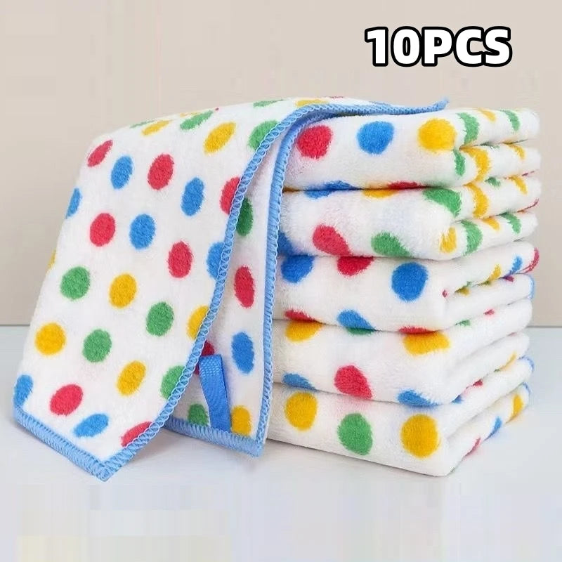 10PCS Microfiber Cleaning Cloths High Absorbent Dish Rags