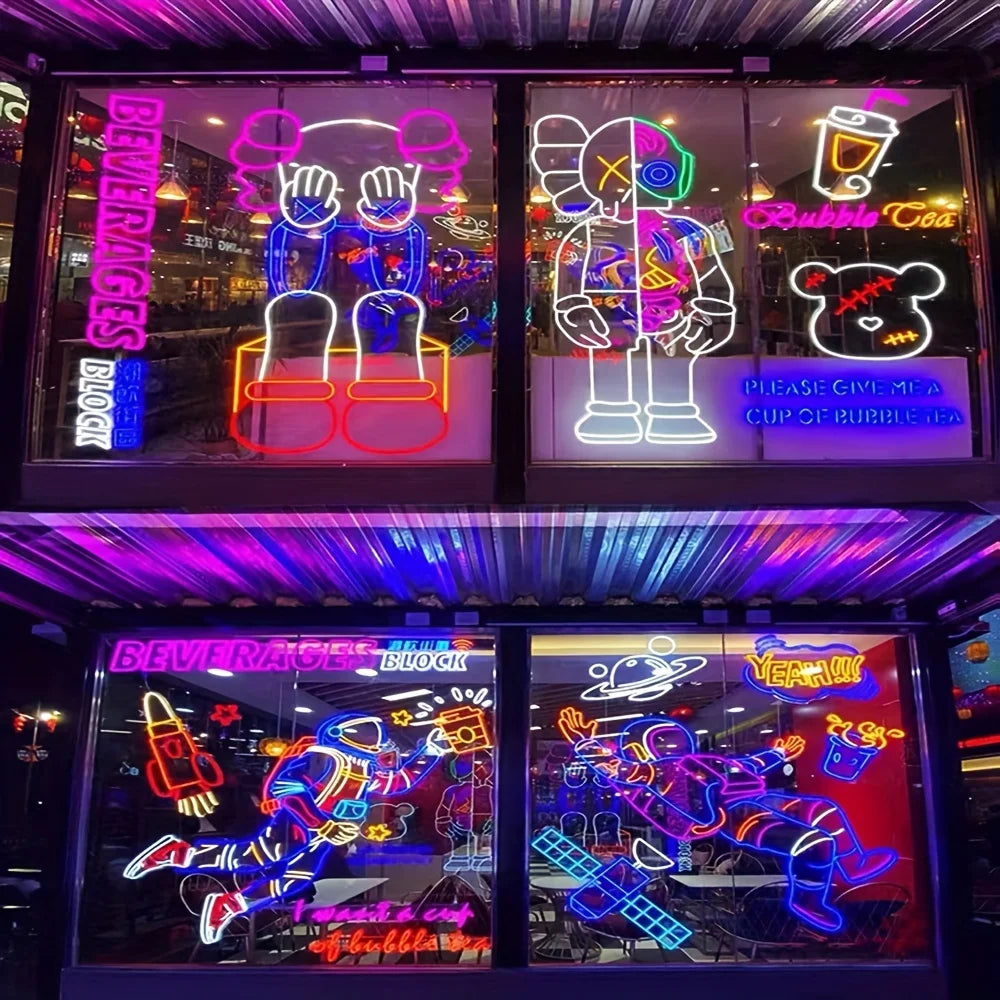 Neon LED Strip Light 5M 600 LEDs Waterproof Flexible Silicone Lamp