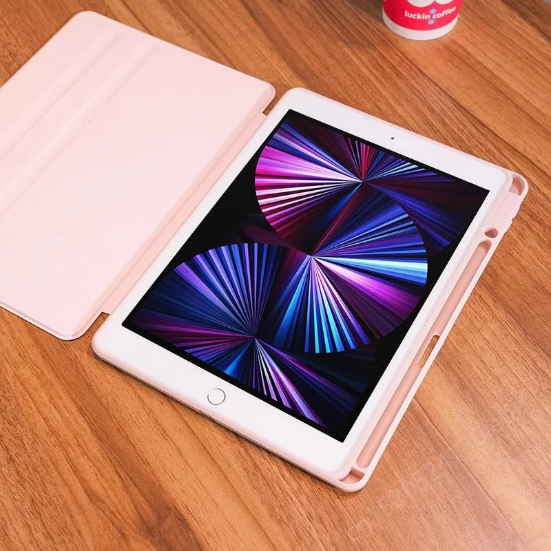 Para iPad 10.2 7.º 8.º 9.º Funda para iPad de décima generación con rotación para iPad Pro de 12,9" y 13" Air de 11" de 2024 2 3 4 5 9,7 5.º y 6.º Funda