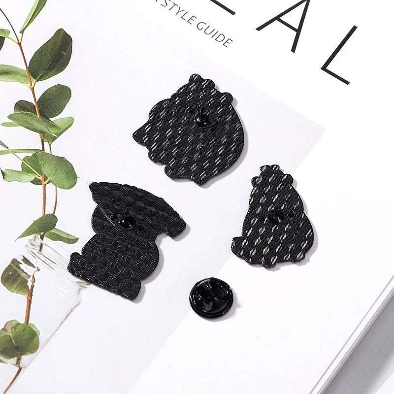 Elviragirl 1Pcs Cute Cartoon Capybara Enamel Brooch Pin