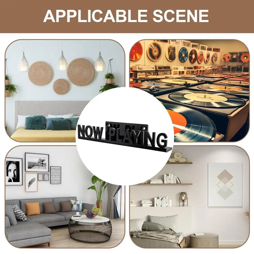 Floating Vinyl Record Shelf Acrylic Wall Mounted Display Rack