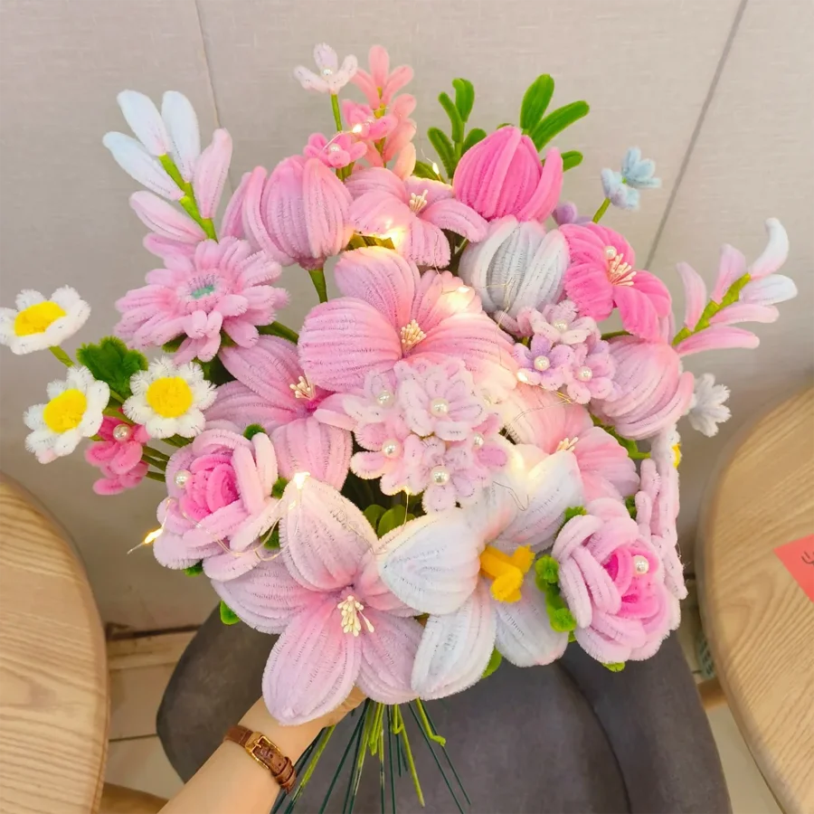 500 or 600 Pieces 12 Inch Pipe Cleaners Chenille Stems Bulk Craft Supplies for DIY Art Projects and Creative Gifts