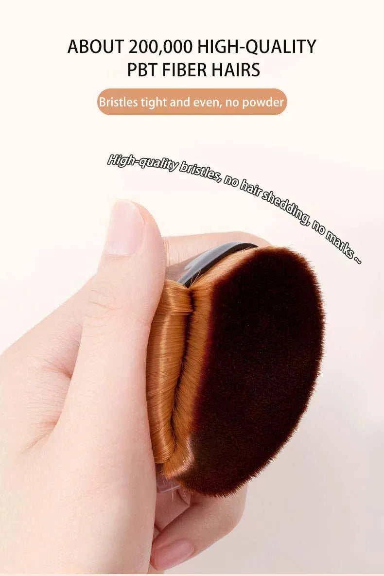 Six Corners Kabuki Flawless Foundation Makeup Brush Set