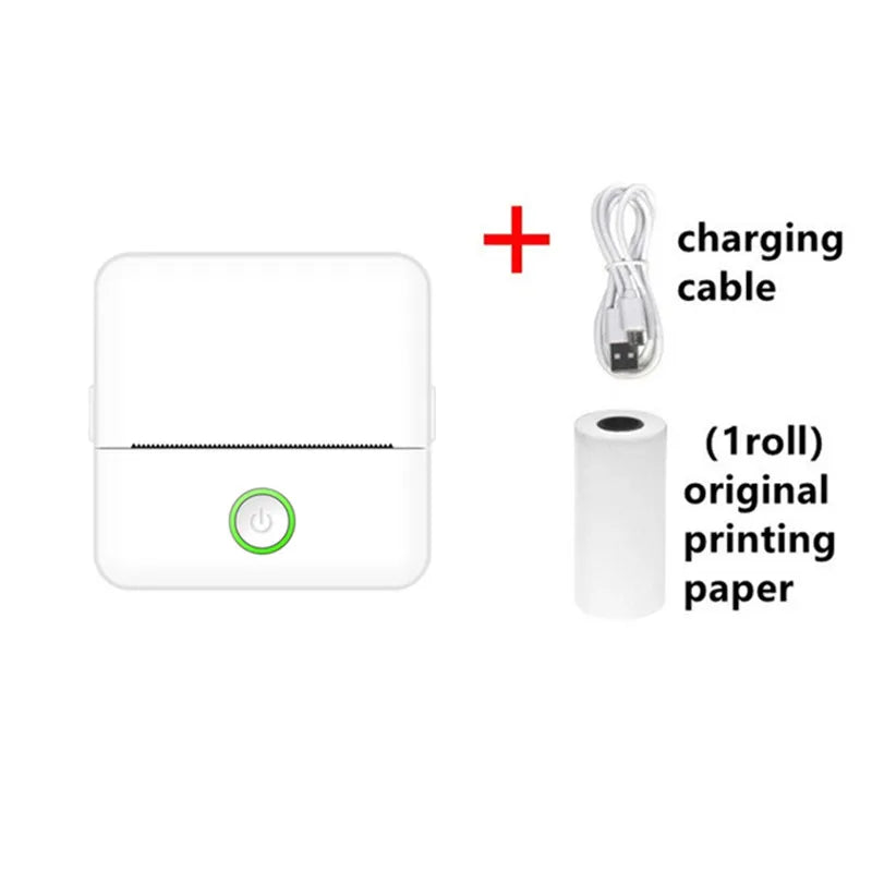 Mini impresora térmica portátil de etiquetas HD Impresora Bluetooth Endurance para estudiantes Error Título Nota Bolsillo incorrecto Impresión sin tinta