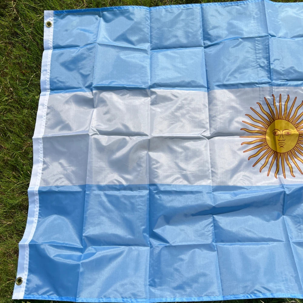 Argentina flag 90x150cm Polyester hanging polyester flag Argentina flag Festive sports Football banner Decorated flag