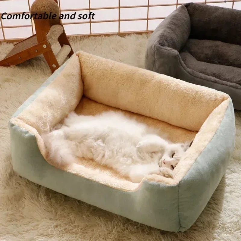 Cozy Bed for Cats and Kittens Plush Pet Supplies Accessories