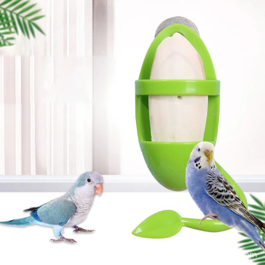 Multi-Functional Cuttlebone Feeder Holder With Adjustable Hanging Design For Parrot Cage Budgie Parakeet Cockatiel Small Birds