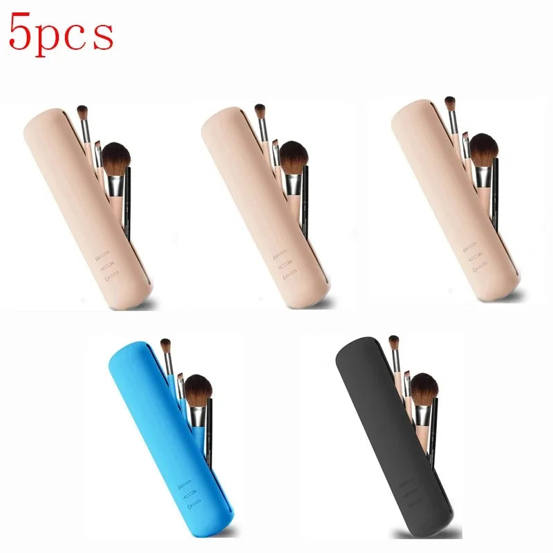 Makeup Bag Makeup Brush Pouch Cosmetic Organizer Travel Holder Storage Brush Case Brush Makeup Bag Pouch Silicon Makeup Bag