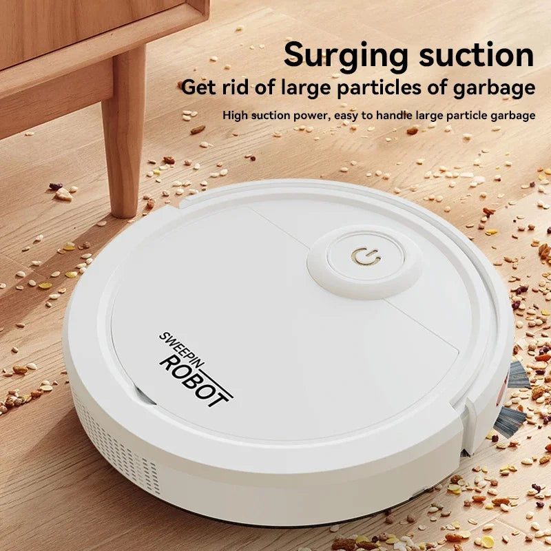 Fully Automatic Intelligent Sweeping Robot with Suction and Mopping Functions for Effortless Home Cleaning
