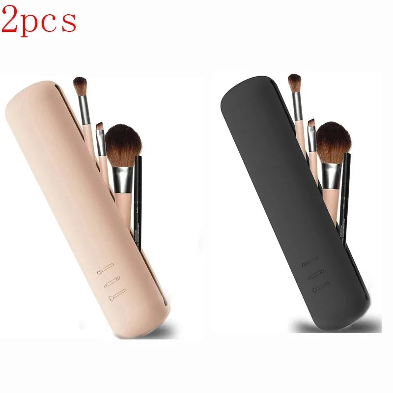 Makeup Bag Makeup Brush Pouch Cosmetic Organizer Travel Holder Storage Brush Case Brush Makeup Bag Pouch Silicon Makeup Bag