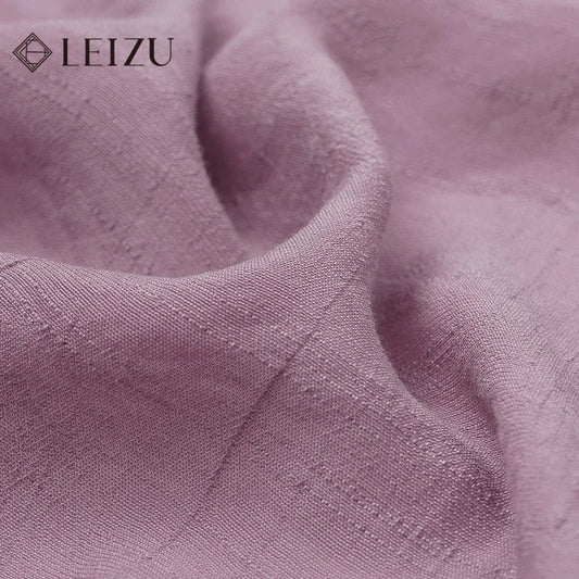 Solid Color Imitation Hemp Bamboo Crepe Fabric 5M 2M 1M 0.5M Soft Breathable Vibrant DIY Dress Gauze Curtain Bedding