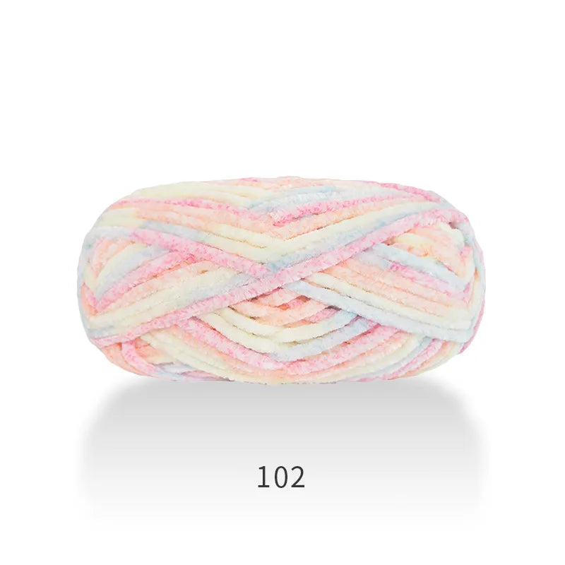 Ruyi Bird Warm Fleece Thick Wool Crochet Golden Velvet Yarn