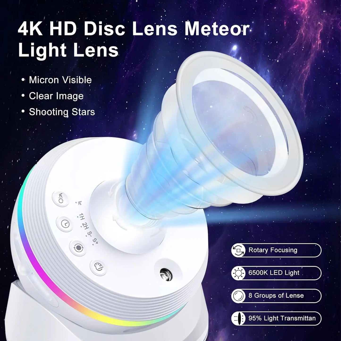 Xiaomi LED Night Light Galaxy Star Projector 4K HD 13 in 1 Planetarium for Bedroom Decor and Children Gift